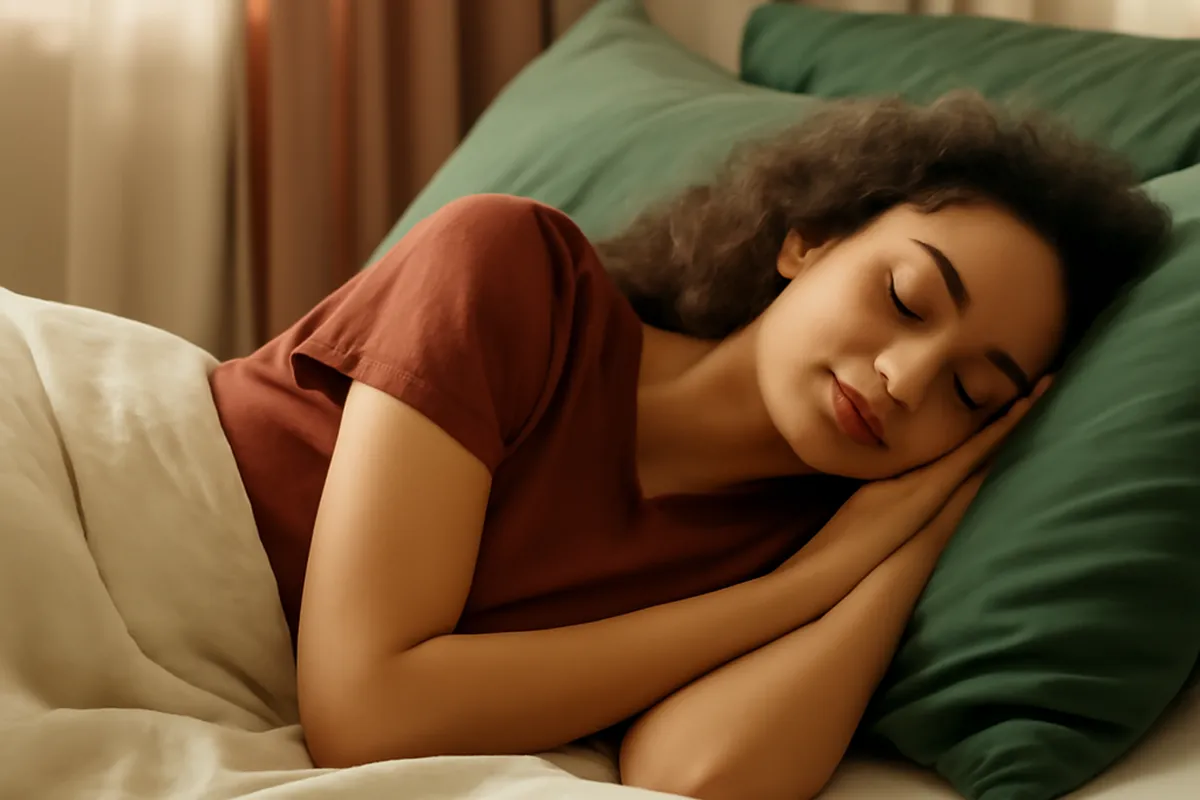 Personne dormant paisiblement, illustrant l’importance du sommeil pour l’immunité