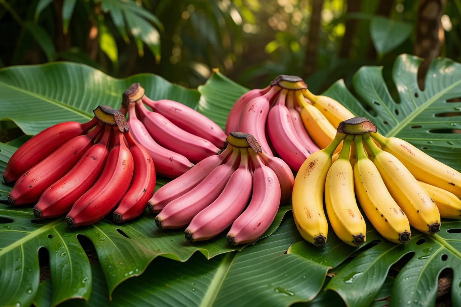 Bananes rouges, bleues ou roses : quels sont leurs bienfaits et méfaits ?