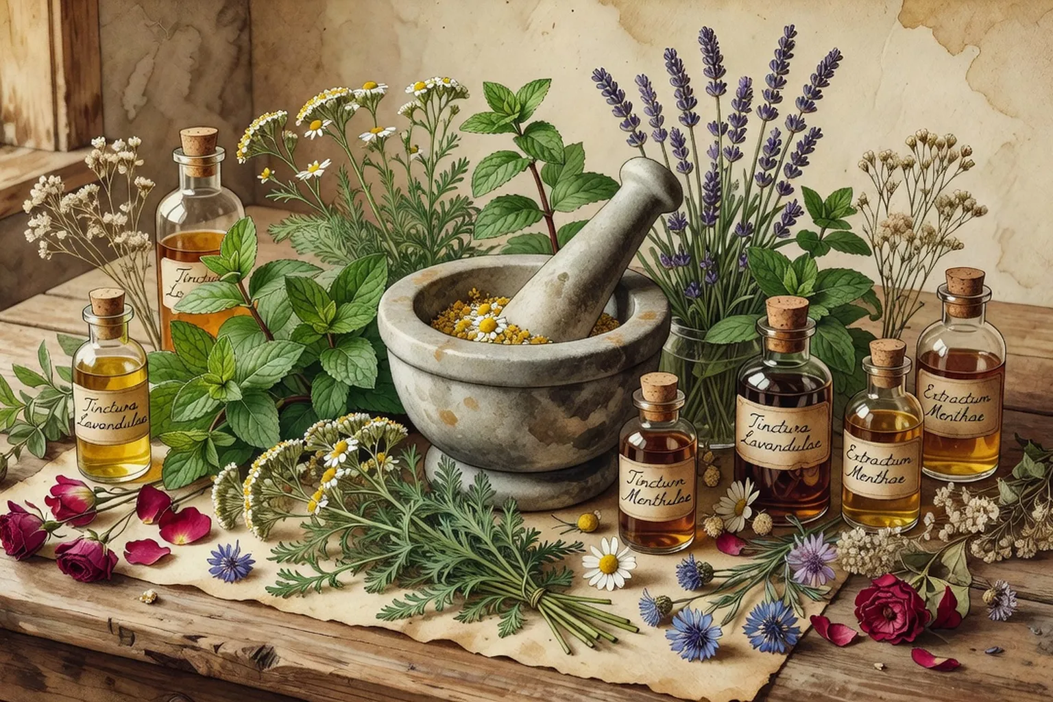Phytothérapie : guide des plantes médicinales et de leurs usages